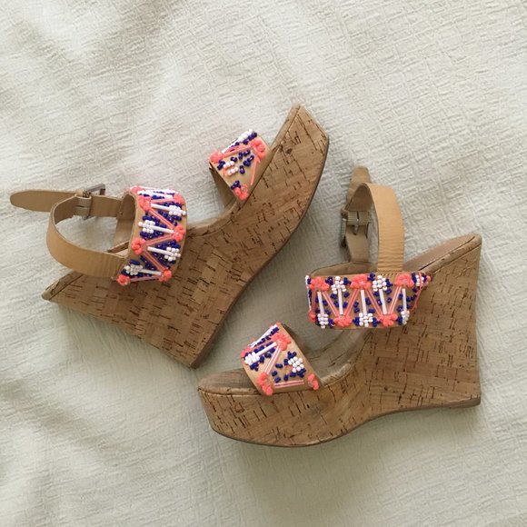 Rebecca Taylor | Isabela Beaded Wedge - Picture 4 of 9